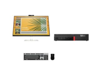 PC set Lenovo ThinkCentre M920q Tiny + HP E27d G4 Docking Monitor 27"