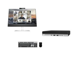 PC set HP ProDesk 600 G4 DM + 24" IPS E24m G4 USB-C Conferencing Monitor
