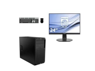PC set HP Z2 Tower G4 Workstation + Monitor Philips Brilliance 241B7Q