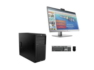 PC set HP Z2 Tower G4 Workstation + Monitor HP EliteDisplay E243d Docking Monitor